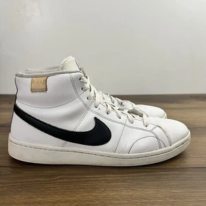 Nike Court Royale 2 Mid Men’s Size 11.5 White Black Casual Shoes CQ9179-100 - Picture 1 of 13
