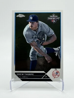2023 Topps Pro Debut #PDC-104 DREW THORPE | Chrome - Image 1 of 2