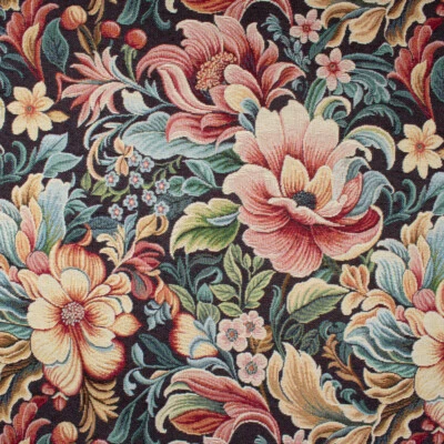 Gobelin Blumen bunt (Preis= 0,5m) - Bild 1 von 4