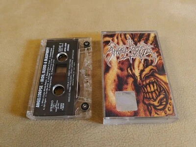 AngelCorpse Iron, Blood & Blasphemy cassette MC Morbid Angel Nile Monstrosity - Image 1 of 4