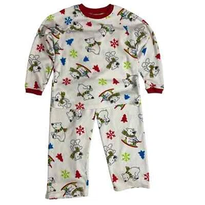 Polar Bear Christmas Pajamas sz 7/8 - Picture 1 of 5