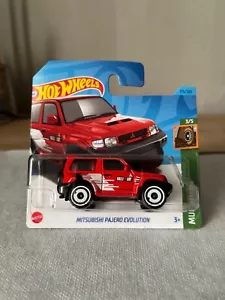 Hot Wheels 2023 K Case Mitsubishi Pajero Evolution HW Mud Studs New/Sealed - Picture 1 of 2