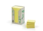 Post-it® Canary™ Yellow Recycled Notes - Tower Pack of 24 Pads - 38x51mm Yellow 
