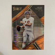 2023 Select Draft Picks Archie Manning Field Level Neon Orange Pulsar Prizm /26
