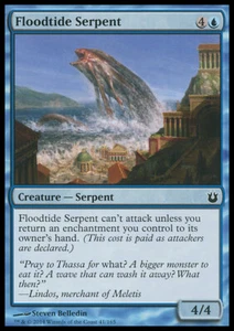 *LÁMINA* SERPIENTE MAREA FLOOD Nacida de los Dioses Magic The Gathering Azul - Criatura Com *LÁMINA* - Imagen 1 de 1