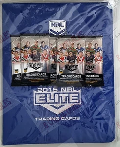 2015 ESP TLA NRL elite album / folder + 5 hobby pack combo ~ HARD TO FIND - Picture 1 of 5