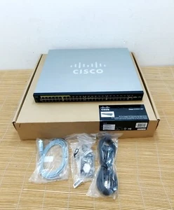 Neu Cisco SG550X-48P-K9 48x GE + 4x 10 GE ports PoE Stackable Managed Switch New - Bild 1 von 1