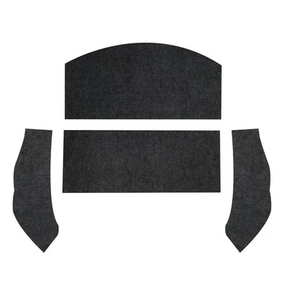 Conjunto amortecedor de som traseiro padrão Beetle Sedan com apoio de folha para 1950-1977 VW - Imagem 1 de 4