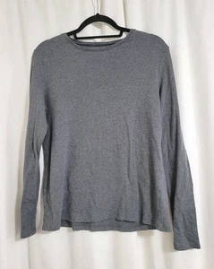 Talbots Gr. Lg Basic Langarm Tshirt grau minimalistisch leise Luxus altes Geld - Bild 1 von 5