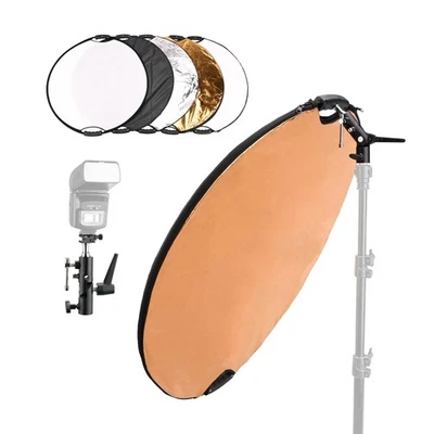 Kit Reflector de Luz Incluye 32"/80cm 5 en 1 Reflector Plegable y Univers... Foto 1 de 4