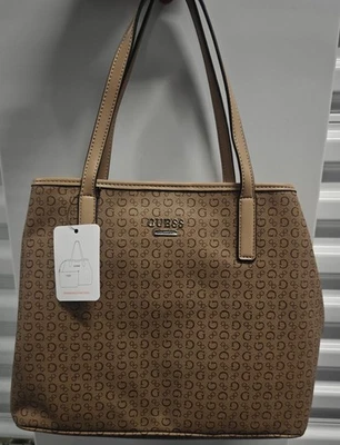 Guess Totte Bag mocha Potini With  Included Pouch - Image 1 of 4