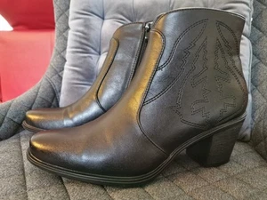 Damen Westernstiefel schwarz NEU nur 1x getr. Gr. 41 - Bild 1 von 4