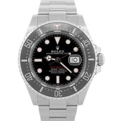 2023 PAPERS Rolex Sea-Dweller 50th-Anniversary BLACK Red 43mm Steel 126600 BOX - Image 1 of 4