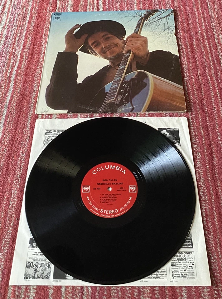 Bob Dylan: Nashville Skyline - Columbia Stereo. 1G/1F. Folk/Rock. VG+ Beatles - Image 1 of 4