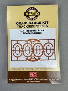 Ratio 521 Industrial Brick Window Arches - Plastic Kit OO SCALE - Picture 1 of 1
