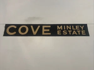 COVE MINLEY ESTATE - Aldershot 298 Bus Destination Blind 1960s 31” - Picture 1 of 13