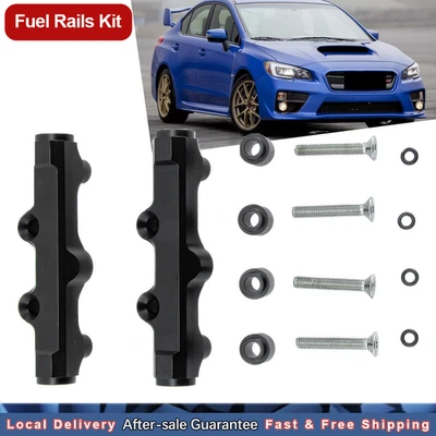 Aluminum Top Feed Fuel Rails For Subaru WRX 2002-2014 / STI 2007-2021 #20046702 Foto 1 de 4