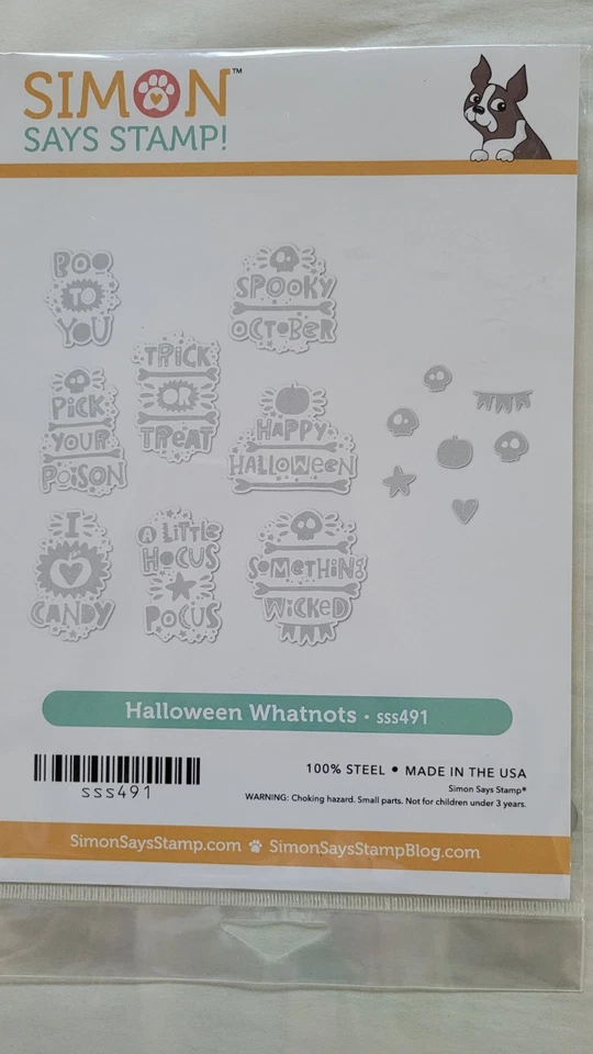 Troquelados HALLOWEEN WHATNOTS (RETIRADOS) por Simon Says y Tim Holtz sss491 Foto 1 de 1