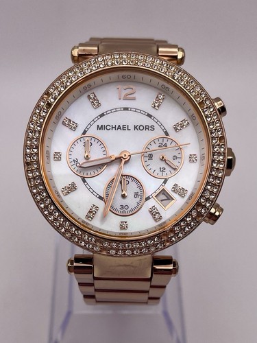 Orologio Cronografo Donna Michael Kors MK 5491 Batteria Nuova