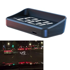 Car Head Up HD Display GPS Speedometer Speed MPH Windshield Projector M2 White - Picture 1 of 13