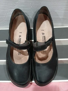 Plantilla Birkenstock Cuero Negro Iona Mary Janes 42 270 Hecha en Alemania EE. UU. 11 - Imagen 1 de 16