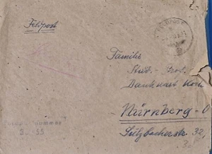 German Fieldpost Envelope - Picture 1 of 2