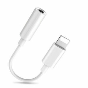 Adapter for Apple iPhone 3.5mm Jack Connector cable Headphone Aux All IOS Device