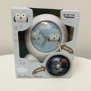 Go Glow Night Light Owl Sleep Trainer Toddler Clock Boxed with Instructions - Picture 1 of 17
