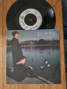TEARS FOR FEARS - Mad World 1982 Mercury Records 7” Synth Pop - Picture 1 of 4