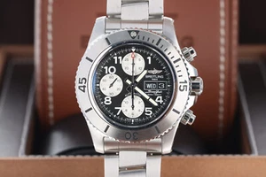 Breitling Superocean Cronógrafo Acero, Esfera Negra - Acero, A13341C3/BD19 - Imagen 1 de 8