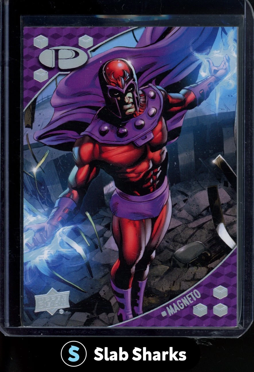 2017 UPPER DECK MARVEL PREMIER MAGNETO PURPLE /125 #17