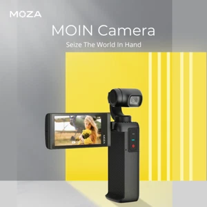 MOZA MOIN Handheld Pocket Sport Camera Ultra wide angle 4K 60fps HD Screen WIFI - Bild 1 von 12