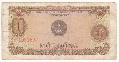 Vietnam 1976 Mot Dong Banknote - Image 1 of 2