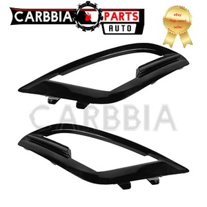 For 2018-21 Ford EcoSport Pair Front Bumper Fog Light Lamp Cover Bezel LH & RH - Picture 1 of 14