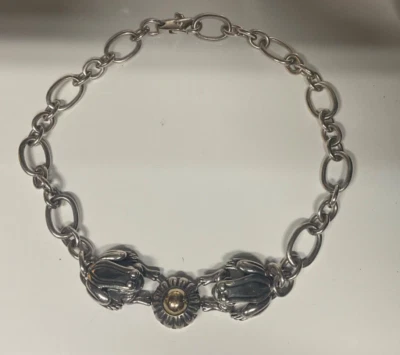 Kieselstein-Cord Sport Sterling Two  Frogs Necklace - Image 1 of 4