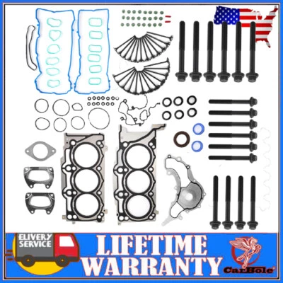 Juego de pernos de junta de culata aptos para 3,6 L DOHC VIN G 11-16 Ram Chrysler Dodge Avenger Jeep Foto 1 de 4