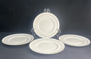 "Juego/4 platos de pan Royal Worcester Contessa porcelana de hueso con borde dorado 6,25"" NUEVO - Imagen 1 de 5