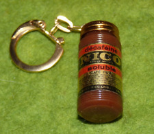 Ancien porte clés bocal miniature de café Nico décaféiné  Keyring  Portachiavi