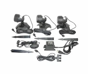 Jebao 18w Three-Light LED Spotlight Aquarium Lamp Kit for fountain landscap pond - Picture 1 of 3