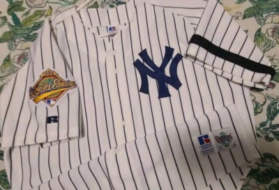 Derek Jeter 1996 World Series New York Yankees Rookie Authentic Jersey Size 48 - Image 1 of 4
