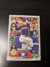 2023 Topps Holiday Metallic KYLE TUCKER Baseball Card H62 Astros