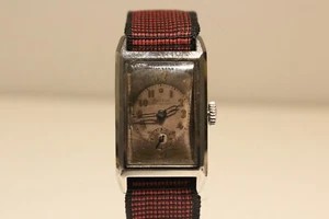 VINTAGE RARE WW2 GERMANY MEN'S MECHANICAL TANK WATCH "ARCTOS /MOVEMENT UROFA 58 - Picture 1 of 10