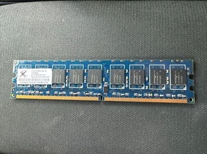 Nanya NT1GT72U8PA1BY 1GB DDR2 RAM PC2-5300E 555 12 G1 2Rx8.667 Tested Works - Picture 1 of 2