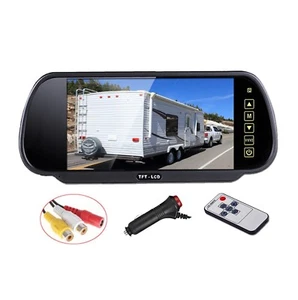 7" Car TFT LCD Mirror Monitor for Reverse Car Rear View Backup Camera Parking - Picture 1 of 10