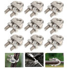12 Pcs 304 Stainless Steel Wire Rope Clamp Fastener Duplex Clamps