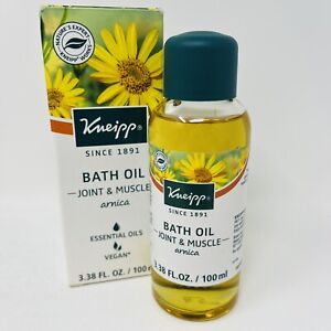 Kneipp Joint & Muscle Arnica Bath Oil Achy Joints Workout Recovery 3.38 Oz New