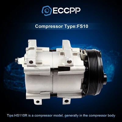 A/C AC Compressor For 1995-2004 Ford Mustang 1996-1997 Ford F-250 F-350 - Image 1 of 4