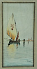 Boat. Watercolor by R. Gajo (BI#MK/170517-7)