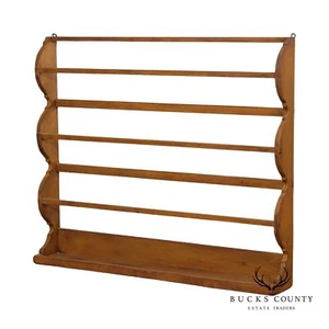 Luigi Rossi Pennsylvania Primitive Painted Wall Mounted Shelf - Picture 1 of 12