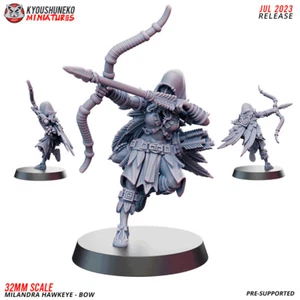 Amazon Hero Warrior Milandra Hawkeye Archer, Kyoushuneko Miniatures, Aztec Army - Picture 1 of 1